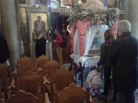 Επιτάφιος Ι. Ναός Παναγίας Χαλκέων (Εγνατίας και Χαλκέων).